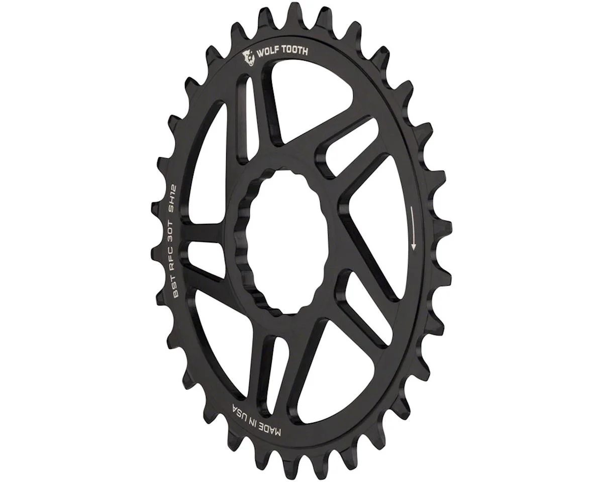 Wolf Tooth Components Race Face Cinch Direct Mount Chainring (Black) (Drop-Stop ST) (Single) (3mm Offset/Boost) (32T)